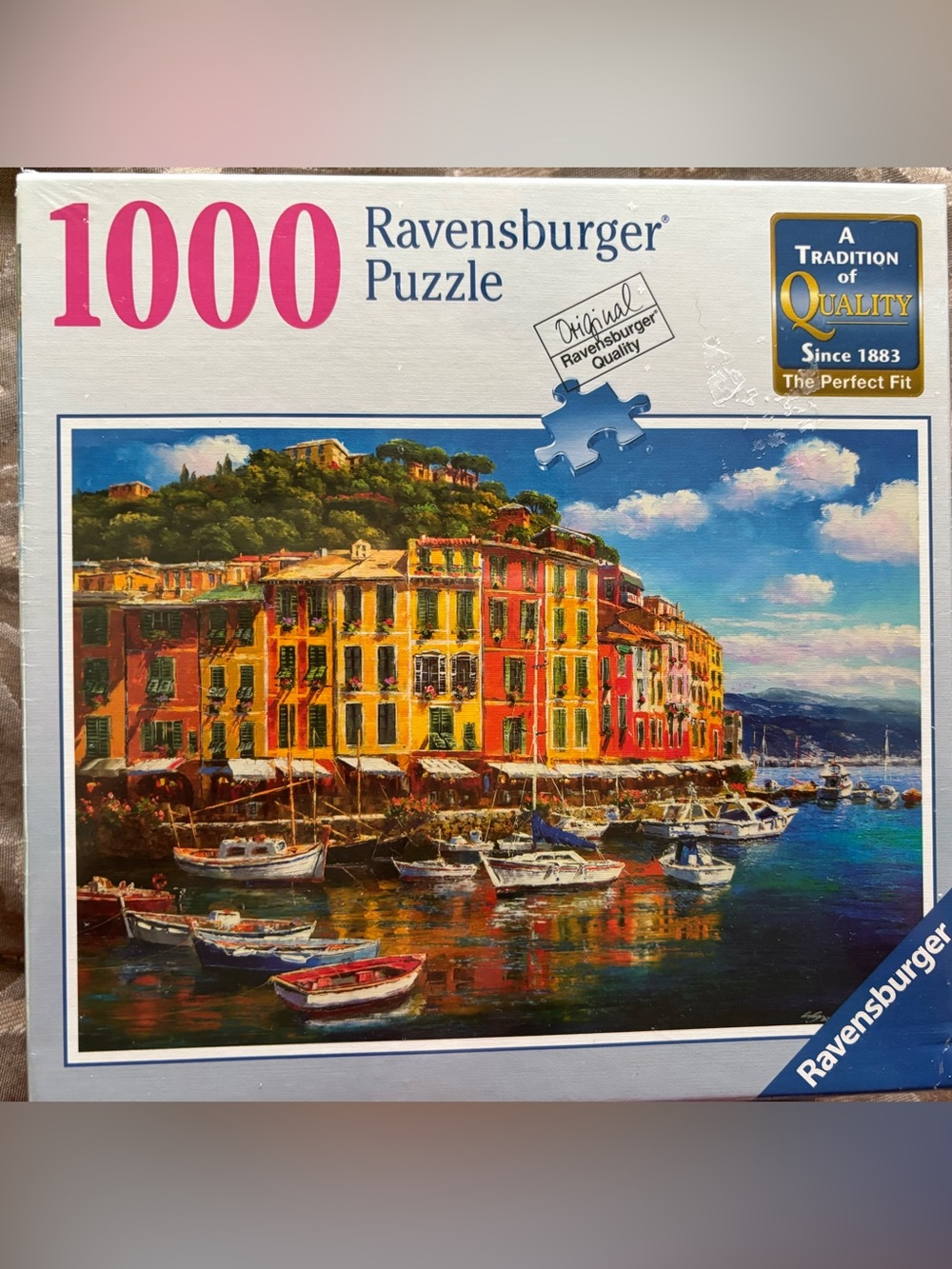Ravensburger Coastal Harbor Puzzle - Yellow, Blue, Red